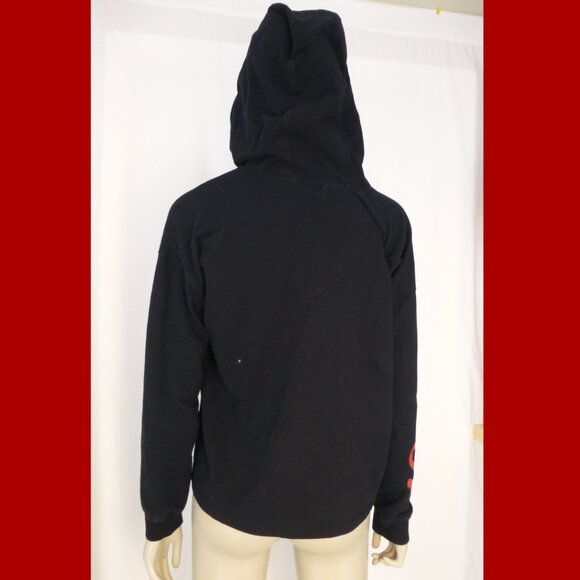 SF 49ers DKNY Sport Black Cropped Suzy Pullover Hoodie - Picture 6 of 16